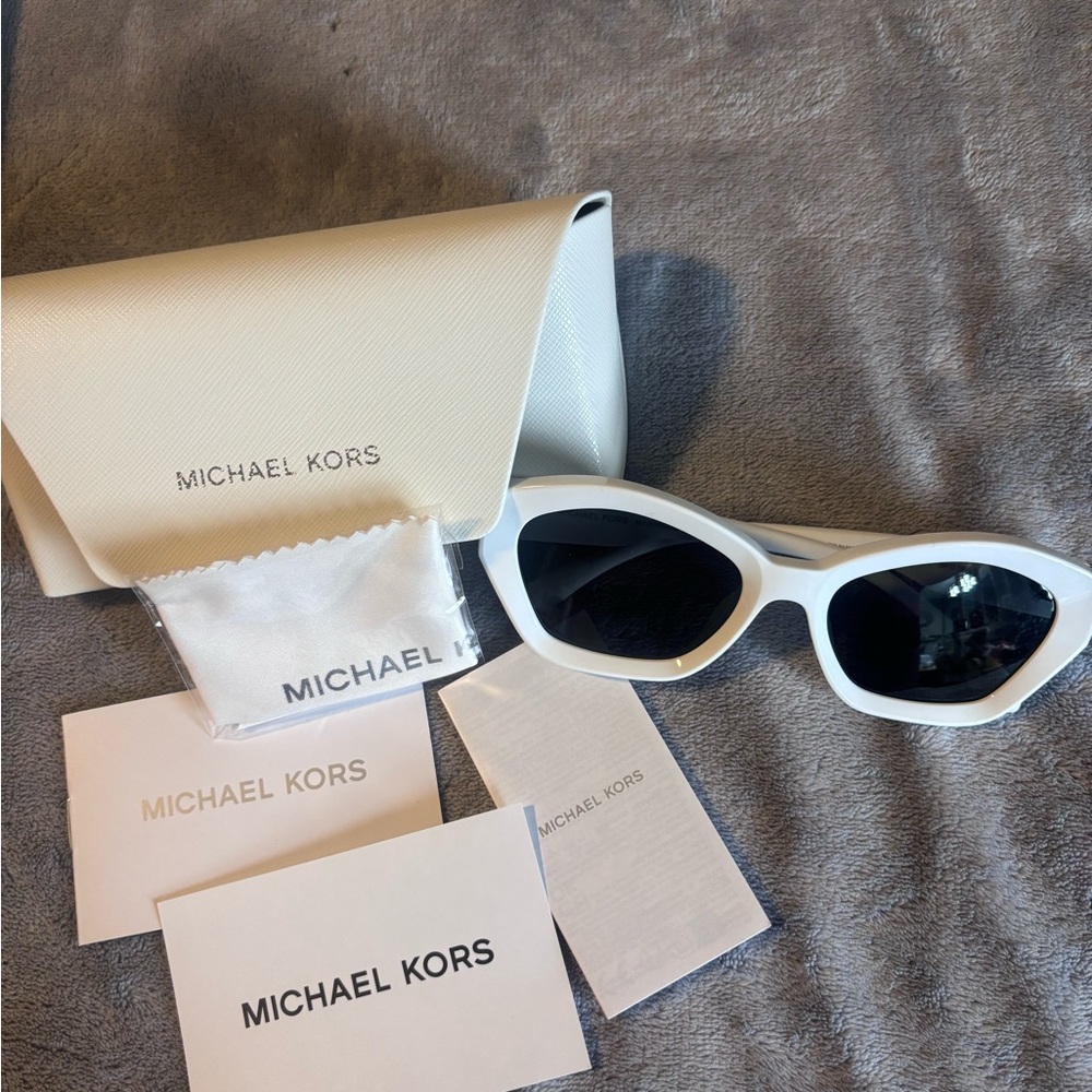 Michael Kors Women's White Sunglasses